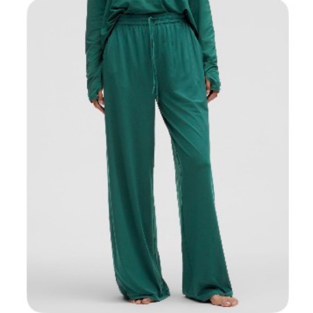 lululemon athletica Teal high rise Lounge Pants